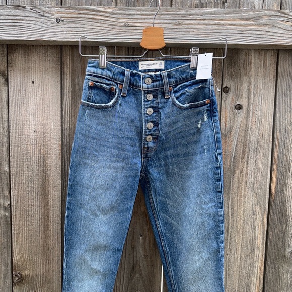 Abercrombie & Fitch The Skinny High Rise Jeans Size 23 - Picture 9 of 11